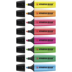 ASSORT STABILO BOSS HIGHLIGHTER WALLET 8