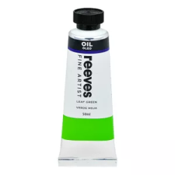 REEVES FINE ARTIST OIL COLOUR LEAF GREEN