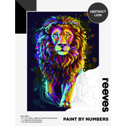 ABSTRACT LION - PAINT BY NUMBER