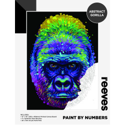 ABSTRACT GORILLA - PAINT BY NUMBER