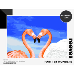FLAMINGO LOVE - PAINT BY NUMBER