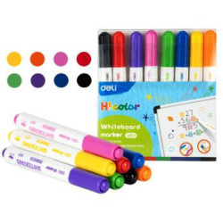 8 ASS COLOURSDELI MARKER WHITEBOARD