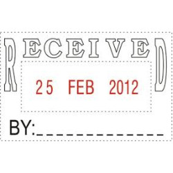 DESKMATE SELF INKING RECEIVED DATE STAMP