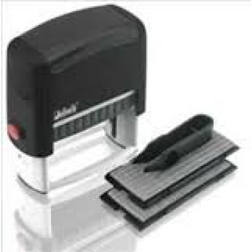 DESKMATE DIY STAMP KIT 5 LINE WITH 3 AND 4MM TEXT