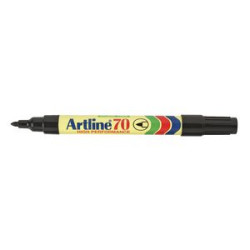 BLACK ARTLINE 70 PERMANENT MARKER 1.5MM BULLET EACH.