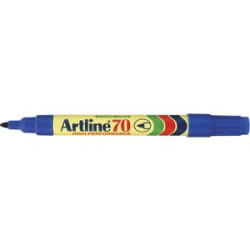 BLUE ARTLINE 70 PERMANENT MARKER 1.5MM BULLET EACH.