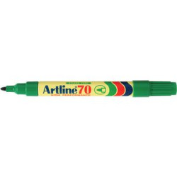 GREEN ARTLINE 70 PERMANENT MARKER 1.5MM BULLET EACH.