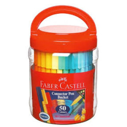 FABER CASTELL CONNECTOR PENS BUCKET 50