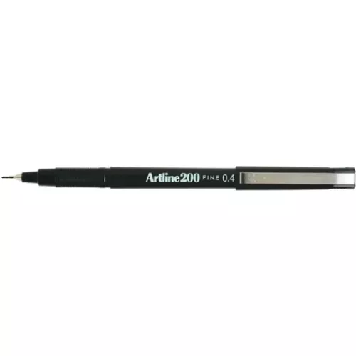 BLACK FINELINER ARTLINE 200 0.4MM FINE