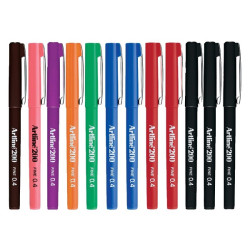 ARTLINE 200 0.4 FINE ASSORTED BOX 12