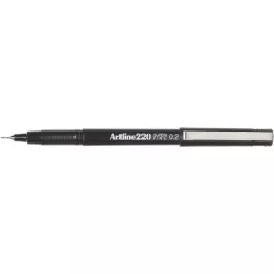 BLACK FINELINER ARTLINE 220 SUPERFINE  0.2