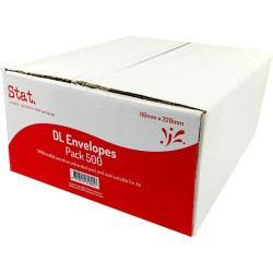 DL 110 X 220 WHITE PLAIN SECRETIVE PRESSEAL ENVELOPES BX 500 DL 110 X 220 WHITE PLAIN SECRETIVE PRESSEAL ENVELOPES BX 500
