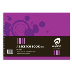 A3 SPIRAL SKETCH BOOK 20 SHEET A3 SPIRAL SKETCH BOOK 20 SHEET