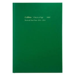 COLLINS FINANCIAL YEAR DIARY A4 1 DAY TO PAGE GREEN COLLINS FINANCIAL YEAR DIARY A4 1 DAY TO PAGE GREEN