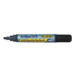 BLACK ARTLINE 579 WHITEBOARD MARKER 2 - 5MM CHISEL EACH.