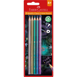 Faber Castell Metallic Classic Colour Pencils Set of 5