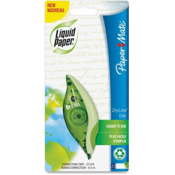 CORRECTION TAPE LIQUID PAPER RECYCLED DRYLINE GRIP WHITE PK6 CORRECTION TAPE LIQUID PAPER RECYCLED DRYLINE GRIP WHITE PK6
