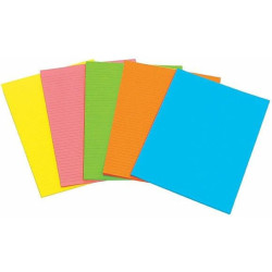 MARBIG FLUORO WRITING PAD A6 40 LEAF 5 PACK