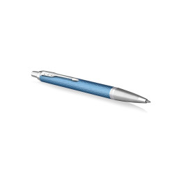 PEN PARKER IM PREMIUM BALLPOINT BLUE & GREY TRIM GIFT BOX