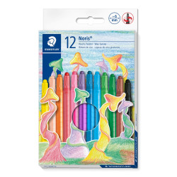 STAEDTLER NORIS CLUB WAX TWISTER CRAYONS  WLT12