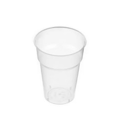 285ML CLEAR PLASTIC CUP GENFAC SLV 50