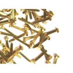 13MM BRASS PAPER FASTENERS  BOX 200