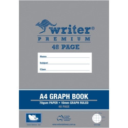 48 PAGE A4 GRAPH 10MM 70GSM BOAT