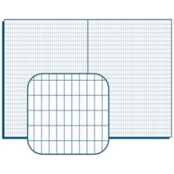 48 PAGE A4 PRIMARY GRID BOOK 10MM X 5MM  PAINT BRUSH WRITER