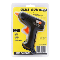 GLUE GUN MINI UHU 10W BLACK LOW HEAT