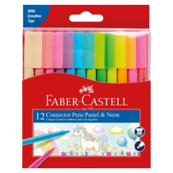 FABER-CASTELL CONNECTOR PEN PASTEL & NEON FABER-CASTELL CONNECTOR PEN PASTEL & NEON
