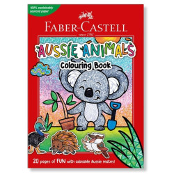 FABER CASTELL A4 AUSSIE ANIMALS 20 PAGES