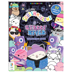 Kaleidoscope Squishmallows Colouring Book Street Style (age 8-12)