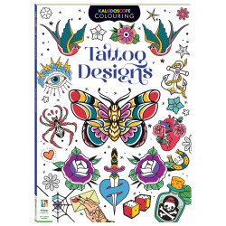 Kaleidoscope Colouring Tattoo Designs