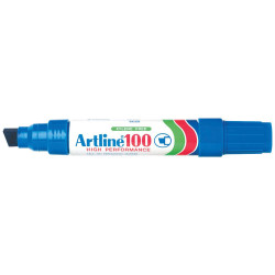 BLUE ARTLINE 100 JUMBO PERMANENT MARKER 7.5 12MM CHISEL EACH.