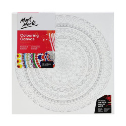 Mandala Mont Marte Adult Colouring Canvas