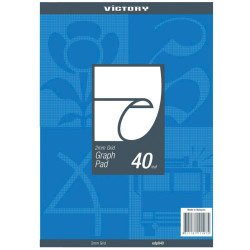 2MM GRAPH PAD A4 40 LEAF
