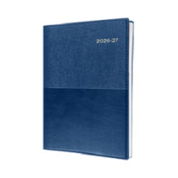 BLUE DIARY VANESSA A5 FINANCIAL YEAR  DTP 1 HOUR