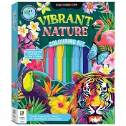 VIBRANT NATURE KALEIDOSCOPE COLOURING KIT