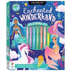ENCHANTED WONDERLAND KALEIDOSCOPE COLOURING  KIT