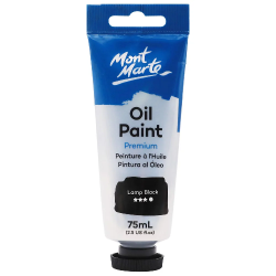 MM OIL PAINT LAMP BLACK 75ML