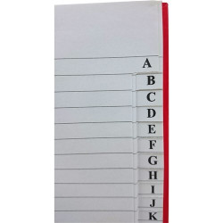 A5 INDEX NOTEBOOK A -Z