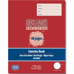48 PAGE 225 X 175 8MM EXERCISE BOOK SMALL 48 PAGE 225 X 175 8MM EXERCISE BOOK SMALL