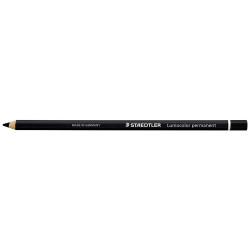 BLACK LUMOCOLOR GLASOCHROM PERMANENT PENCIL STAEDTLER