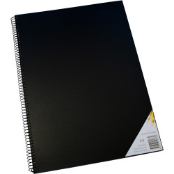 A3 VISUAL ART DIARY 110GSM 60PG BLACK A3 VISUAL ART DIARY 110GSM 60PG BLACK