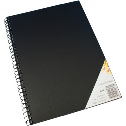 A4 VISUAL ART DIARY - QUILL 110GSM 60LF A4 VISUAL ART DIARY - QUILL 110GSM 60LF
