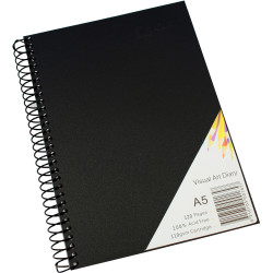 A5 VISUAL ART DIARY QUILL 110GSM 60LF (QUILL) (SWVA5) A5 VISUAL ART DIARY QUILL 110GSM 60LF (QUILL) (SWVA5)