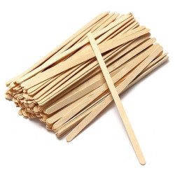 POPSTICKS-PLAIN WOODEN STIRRERS PACK 100 POPSTICKS-PLAIN WOODEN STIRRERS PACK 100