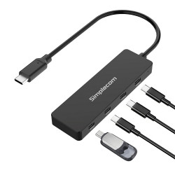 SIMPLECOM CH384 USB-C TO 4-PORT USB-C DATA HU