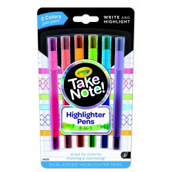 HIGHLIGHTER TAKE NOTE! DUAL TIP PEN 1-4M HIGHLIGHTER TAKE NOTE! DUAL TIP PEN 1-4M