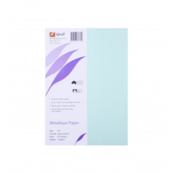 METALLIQUE PAPER A4 AQUAMAR 25PK 120GSM